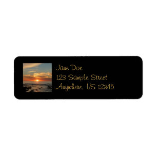 Étiquette San Diego Sunset II California Seascape