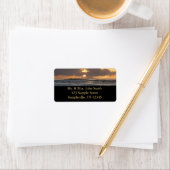 Étiquette San Diego Sunset IV California Seasons (En situation)