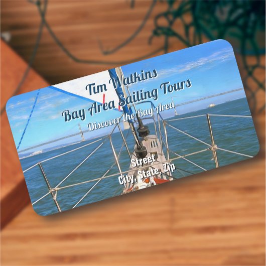 Étiquette San Francisco Sailing 0869 Adresse