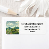 Étiquette San Luis Obispo SLO California Adresse de retour (En situation)