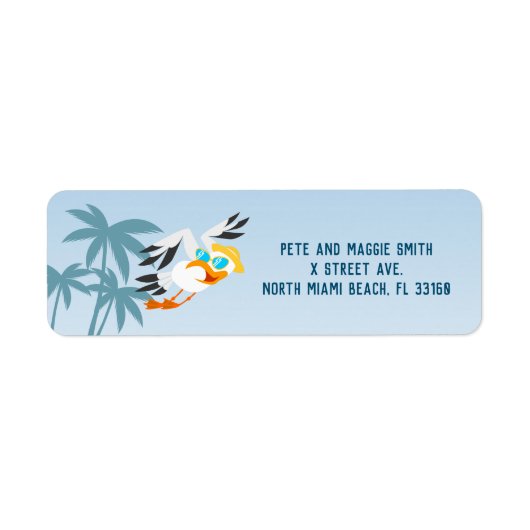 Étiquette Sand château plage amusant bébé garçon fête d'anni (Devant)