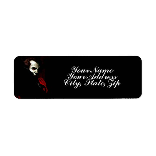 Étiquette Sang des ténèbres (Devant)