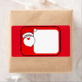 Étiquette Santa Claus (En situation)