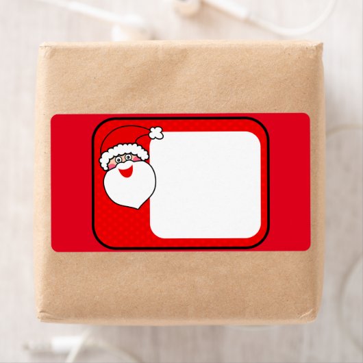 Étiquette Santa Claus (En situation)