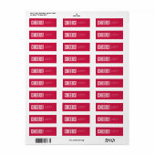 ÉTIQUETTE SANTÉ! | CADEAUX DE VACANCES (Feuille entière)