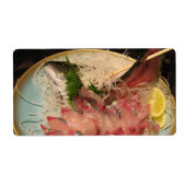 Étiquette Sashimi 刺 身 (Devant)