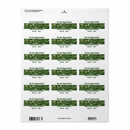 Étiquette Satisfaction du client Commande client commerciale (Feuille entière)