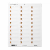 Étiquette sauver une vie (Feuille entière)