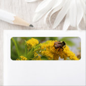 Étiquette Sauvez les abeilles (En situation)