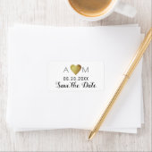 Étiquette save the date - wedding (En situation)