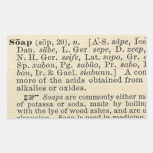 Étiquette savon