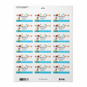 Étiquette Sceau de cirque (Feuille entière)