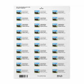 Étiquette Scène du pays (Feuille entière)