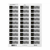 Étiquette Scène Manger Démenté (Feuille entière)