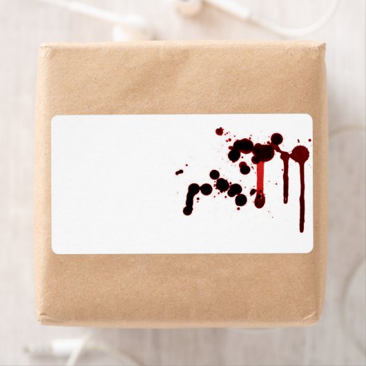 Étiquette Schéma sanguin Designer (En situation)