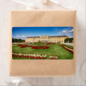 Étiquette Schloss Schoenbrunn Vienne Autriche (En situation)