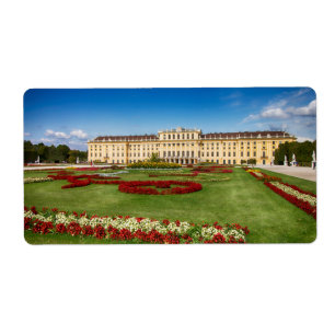 Étiquette Schloss Schoenbrunn Vienne Autriche