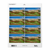 Étiquette Schloss Schoenbrunn Vienne Autriche (Feuille entière)