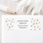 Étiquette Schmetterlinge -Addkleber (En situation)