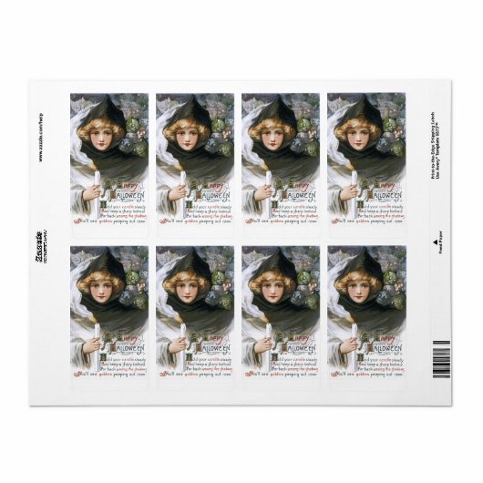 Étiquette Schmucker : Goblins dans le dos (Feuille entière)