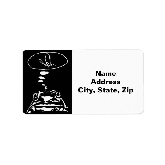 Étiquette Sci-Fi smart animaux "Hungry Frog Dreams" (Devant)