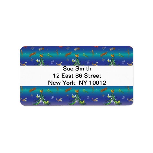 Étiquette Science, Insect Buver Arbre de Noël (Devant)