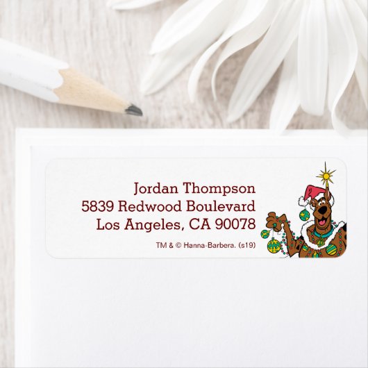 Étiquette Scooby-Doo Tout Joué (En situation)