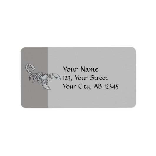 Étiquette Scorpion icon (Devant)