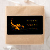 Étiquette Scorpion orange (En situation)