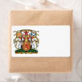 Étiquette Scotland coat of arms (En situation)