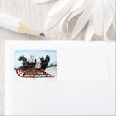 Étiquette Scottie Sleigh Ride (En situation)