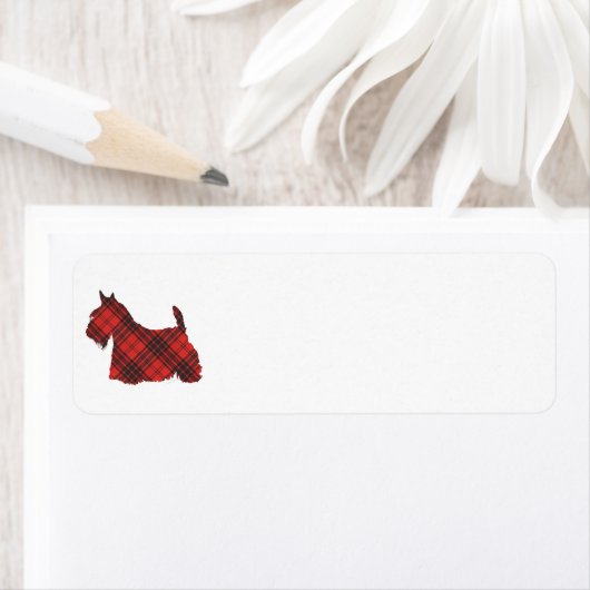 Étiquette Scottish Terrier (En situation)