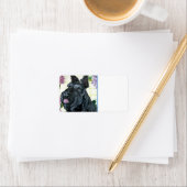 Étiquette Scottish Terrier Portrait (En situation)