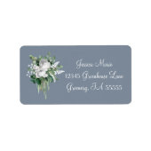 Étiquette Script botanique élégant (Devant)