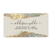 Étiquette Script de signature holographique Expédition Moder (Devant)