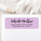 Étiquette Script manuscrit simple (En situation)