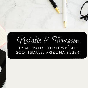 Étiquette Script minimal Simple Nettoyer le script Adresse d