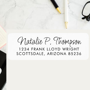 Étiquette Script minimal Simple Nettoyer le script Adresse d