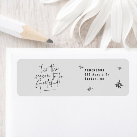 Étiquette script moderne remerciement (En situation)