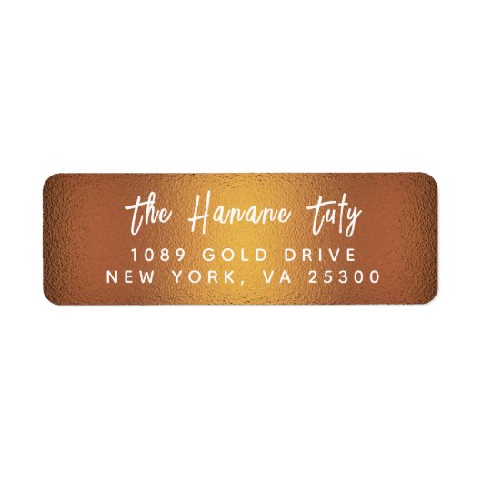 Étiquette Script Simple Et Moderne À Main Dessiné (Devant)