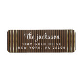 Étiquette Script Simple Et Moderne À Main Dessiné (Devant)