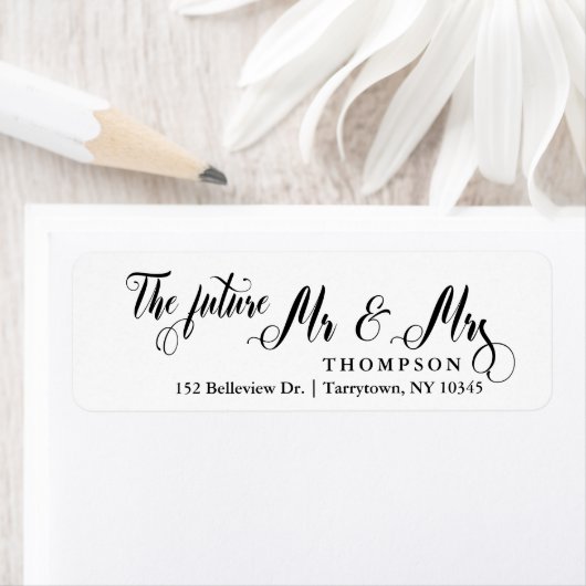 Étiquette Script The Future M. et Mme. (En situation)