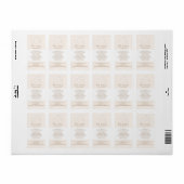 Étiquette Sculpting Elegant Massage Body Contouring Brochure (Feuille entière)