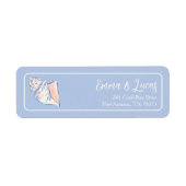 Étiquette sea shell (Devant)