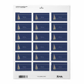 Étiquette Segelschiff (Feuille entière)