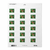 Étiquette semis de fleurs (Feuille entière)