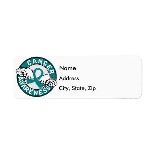 Étiquette Sensibilisation 14 Cancer de l'ovaire (Devant)