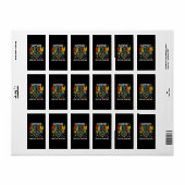 Étiquette Sensibilisation à l'autisme (Feuille entière)