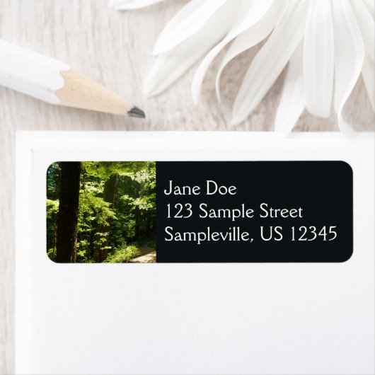 Étiquette Sentier de Silver Falls (En situation)