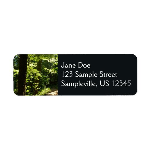 Étiquette Sentier de Silver Falls (Devant)